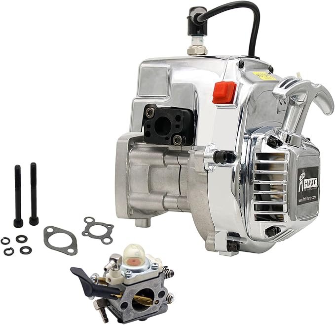 Rc Hobby Grade Truck - FLMLF 29CC 4 Bolt Engine Chrome
