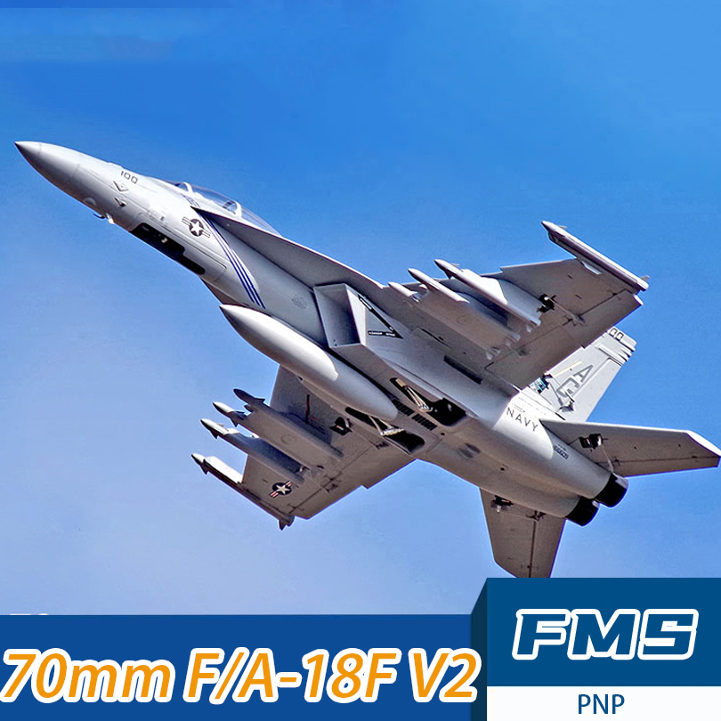 Rc Hobby Plane - FMS 70mm Ducted F/A-18 Hornet Model