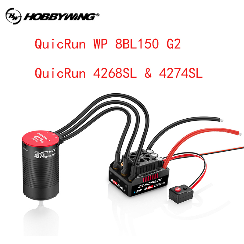 Esc Waterproof 60A - Original HOBBYWING QuicRun WP 8 BL150