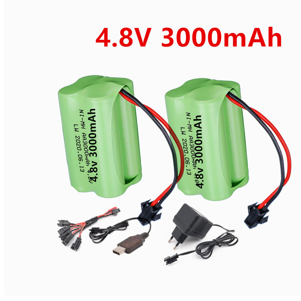 Rc Hobby Models - 4.8v 3000mAh Rechargeable Battery and Charger