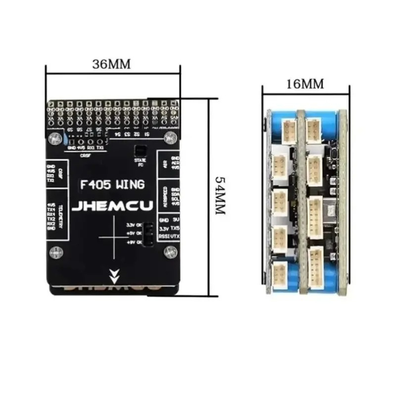 JHEMCU F405 Wing Flight Contro - Gyroscope Rc Module ulasan dan harga