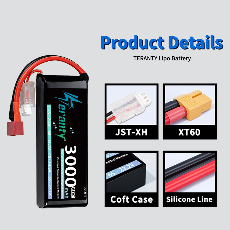 TERANTY 2S 3000mAh Lipo Batter - Rc Hobby Models ulasan dan harga