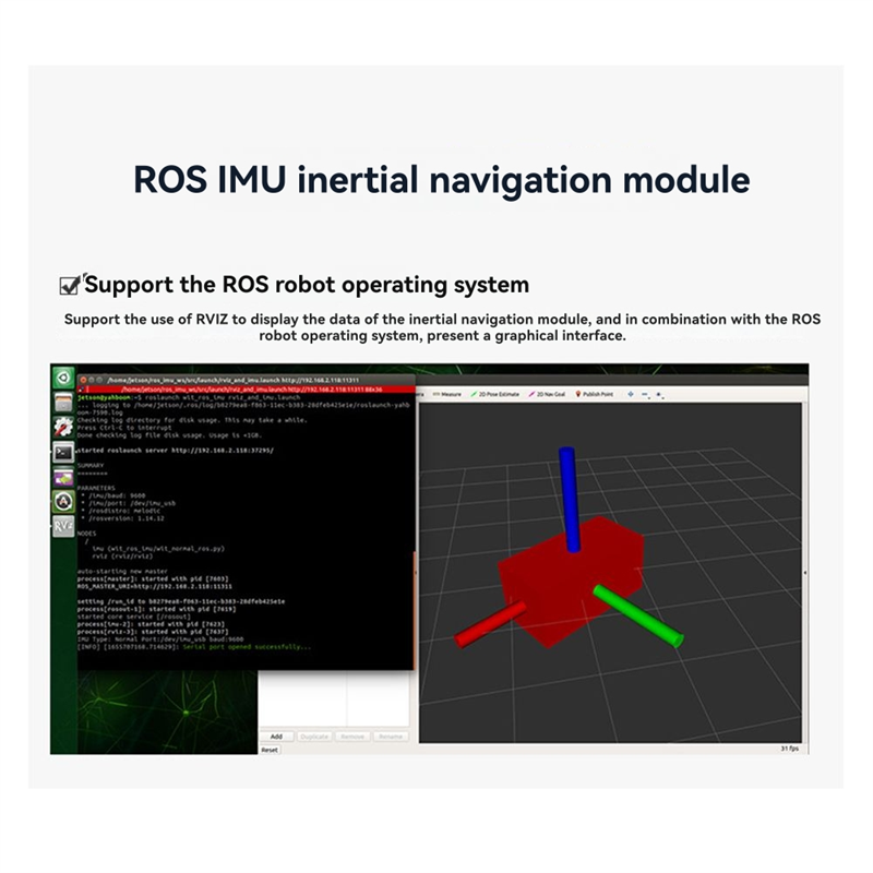 10 Axis IMU Inertial Navigatio - Gyroscope Rc Module ulasan dan harga