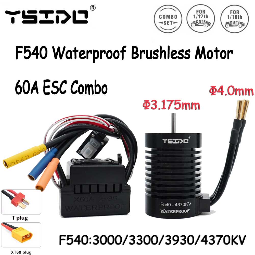 F540 Sensorless Waterproof Bru - Esc Waterproof 60A ulasan dan harga