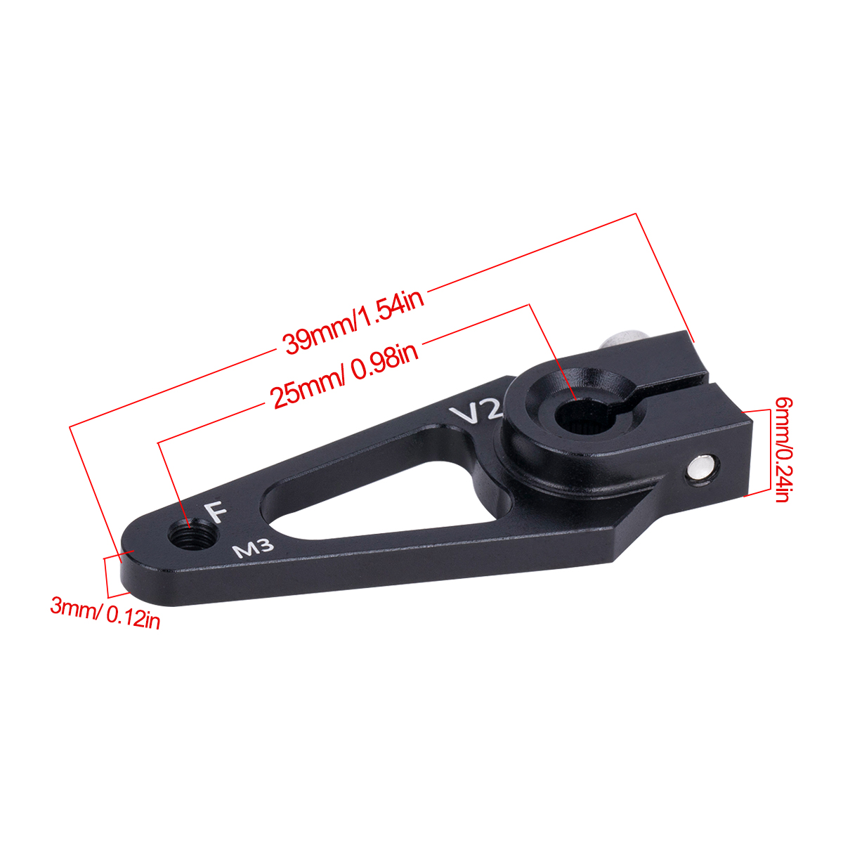 7075 Aluminum 25T Servo Horn M - Rc Hobby Racing ulasan dan harga