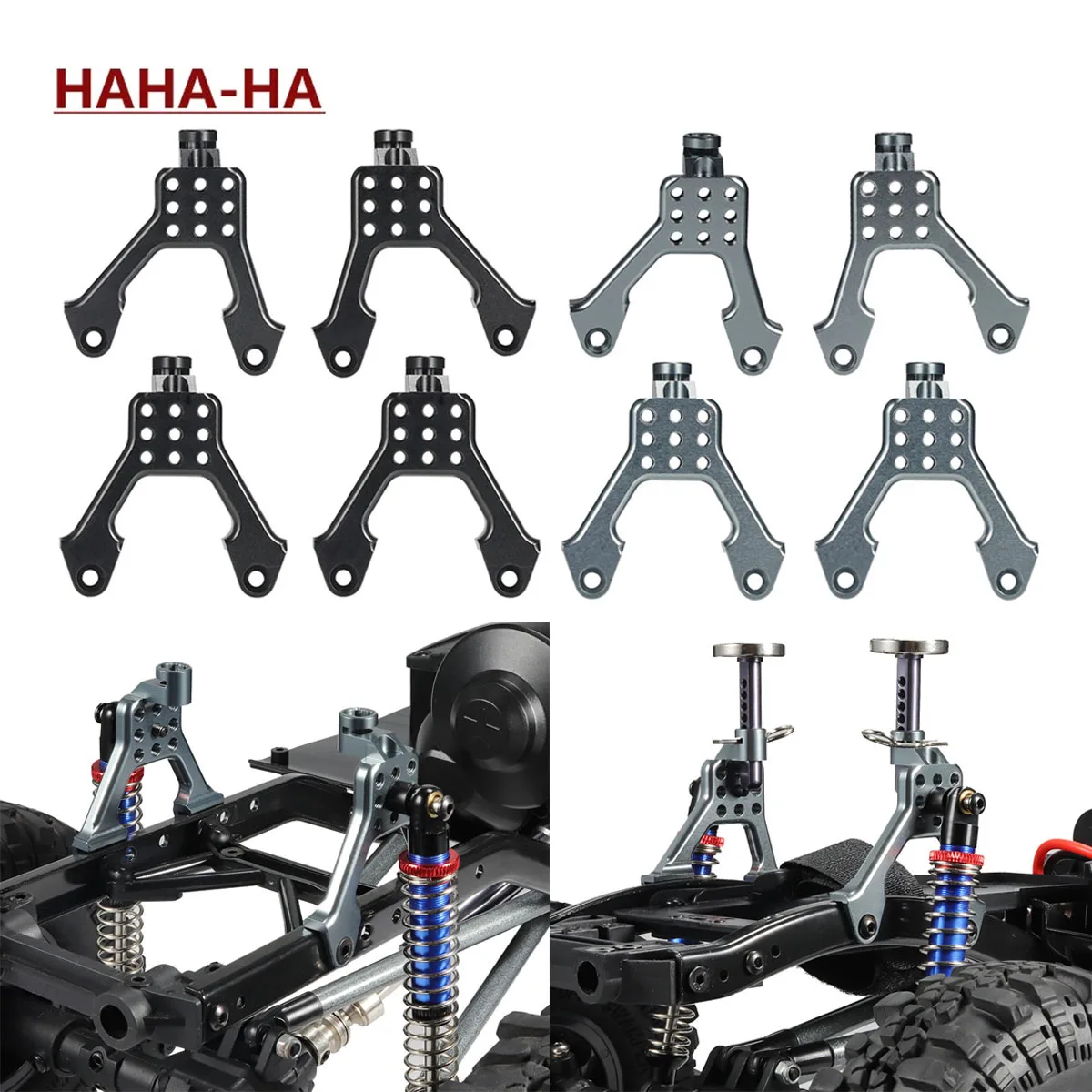 4Pcs Aluminum Front Rear Shock - Shock Absorber Rc ulasan dan harga
