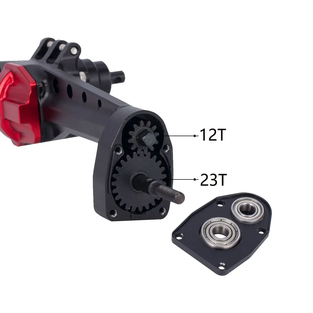 CNC Aluminum SCX10 III Front R - Rc Hobby Racing ulasan dan harga