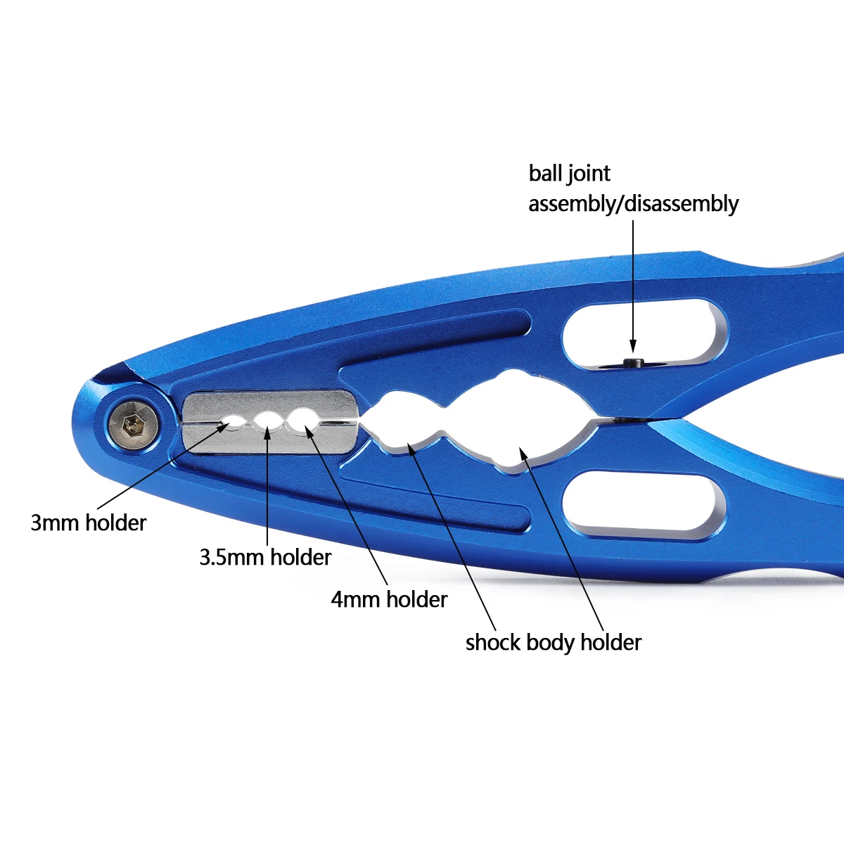 Aluminum CNC Pliers Pivot Ball - Shock Absorber Rc ulasan dan harga