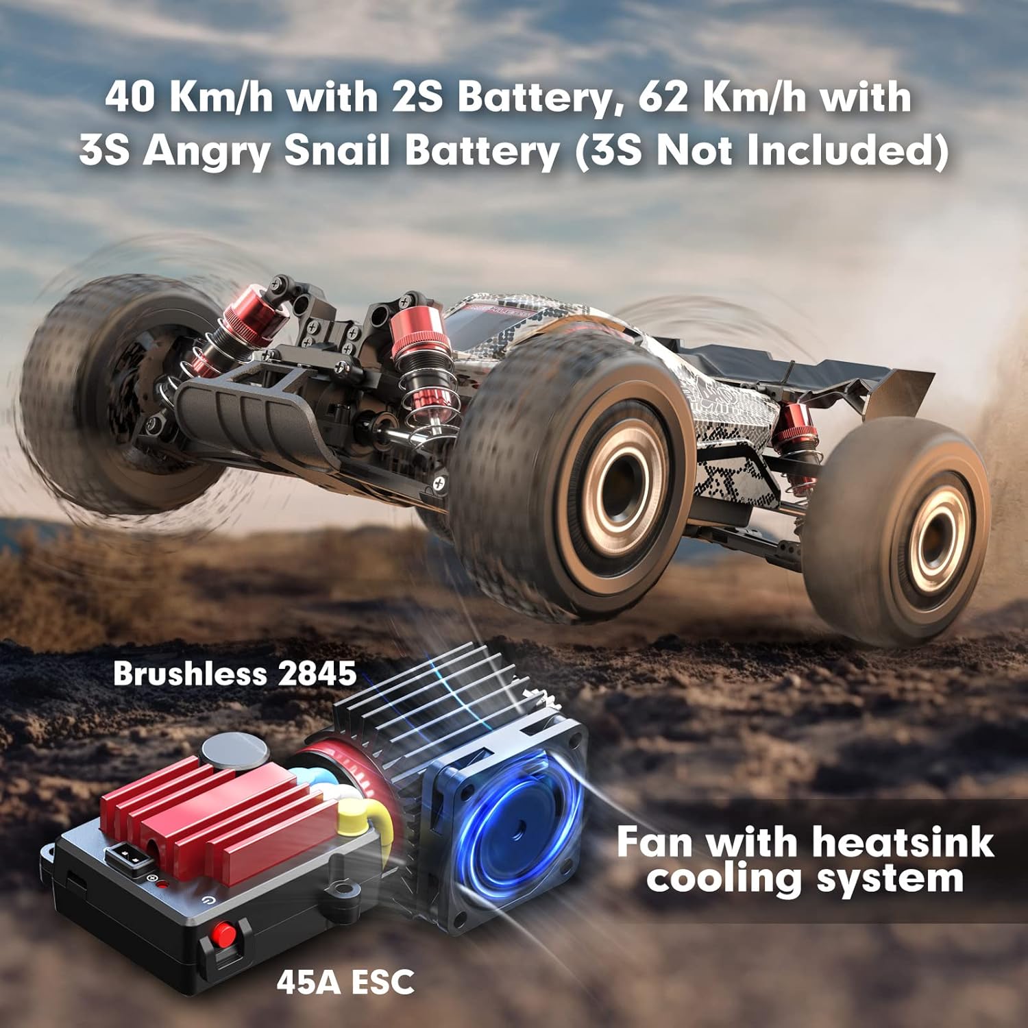 1/16 Scale RTR Brushless RC Bu - Rc Hobby Grade Truck ulasan dan harga