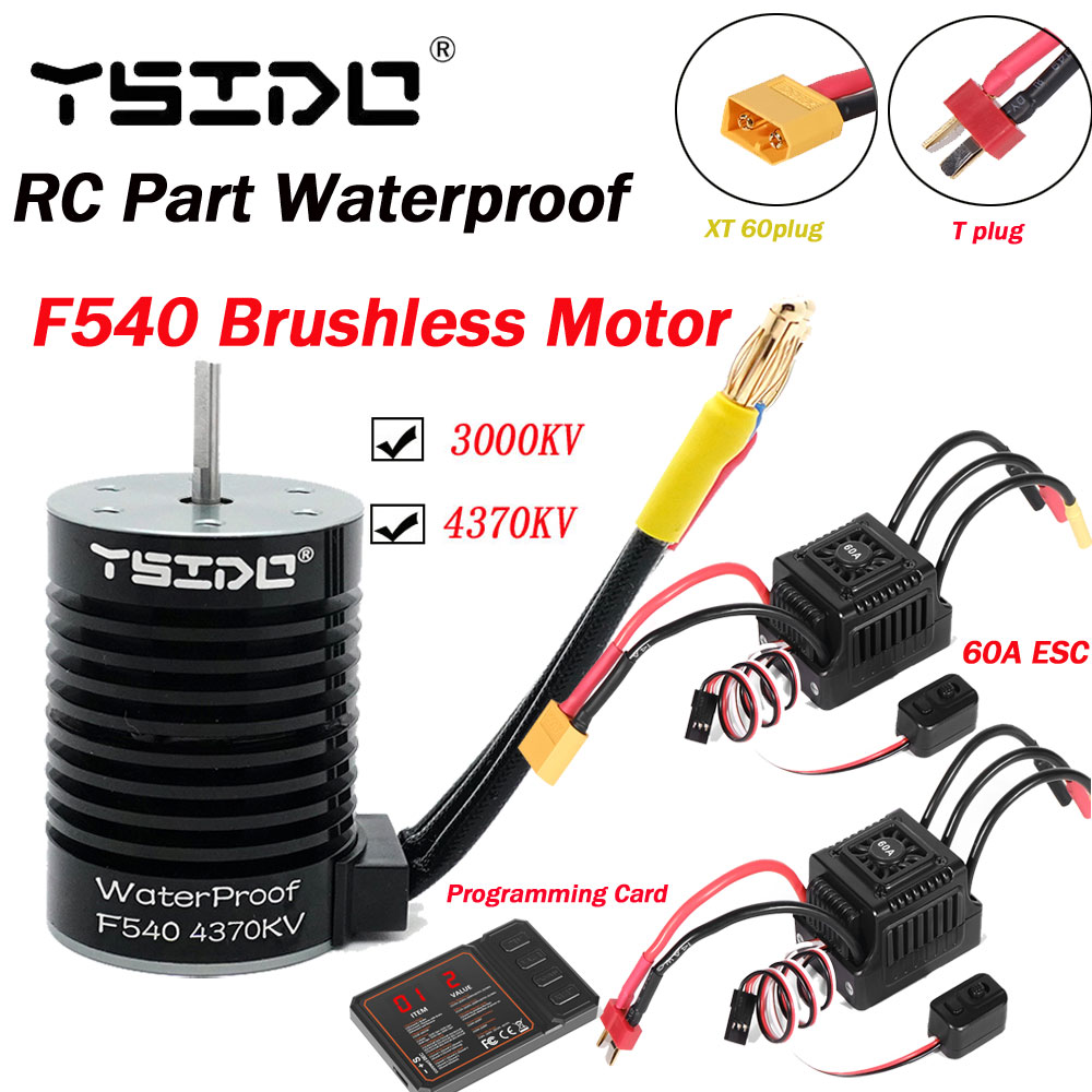 YSIDO RC Part Waterproof F540  - Esc Waterproof 60A ulasan dan harga