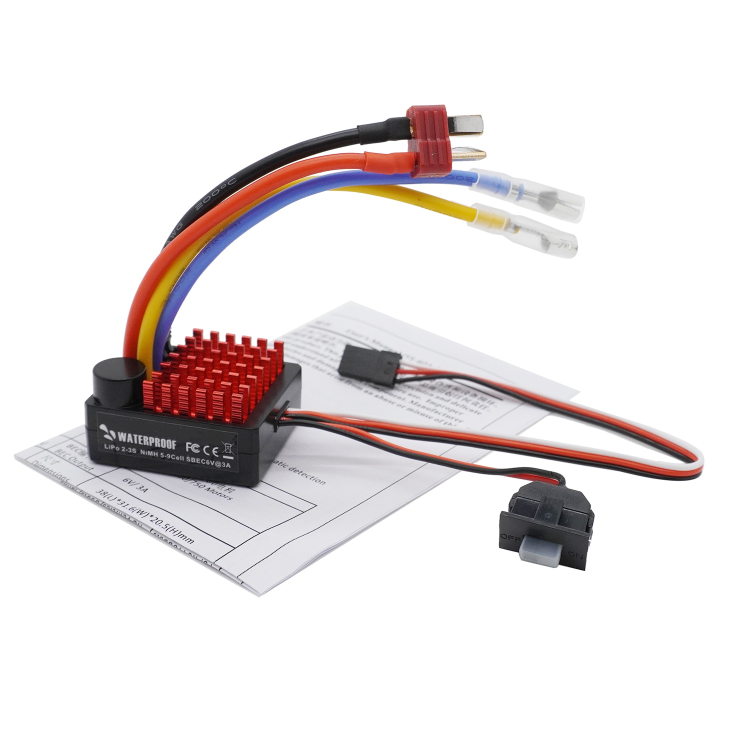 9IMOD 1060 RTR 60A ESC Brushed - Esc Waterproof 60A ulasan dan harga