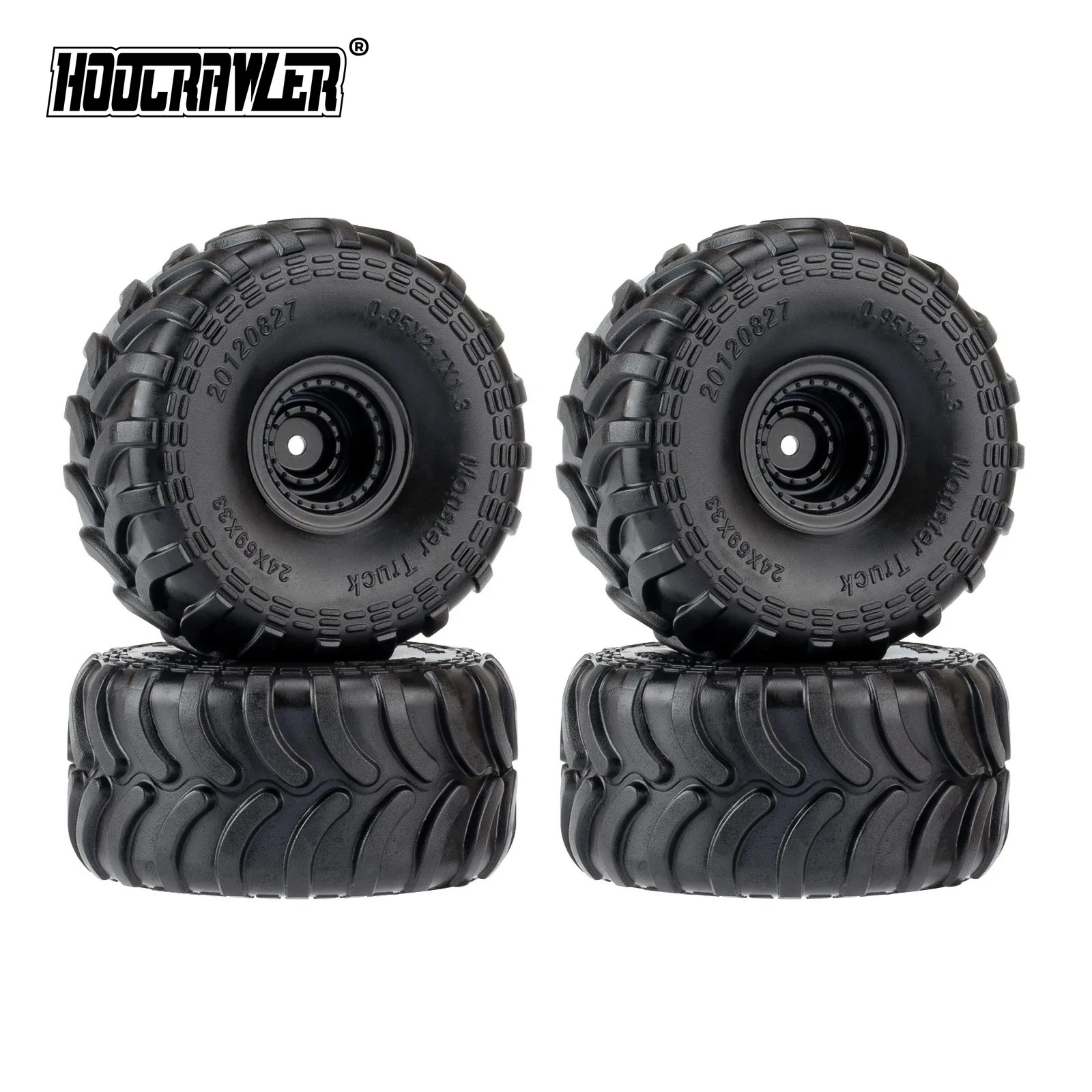 4pcs Monster Truck Tires with  - Wheel Rim Rc ulasan dan harga