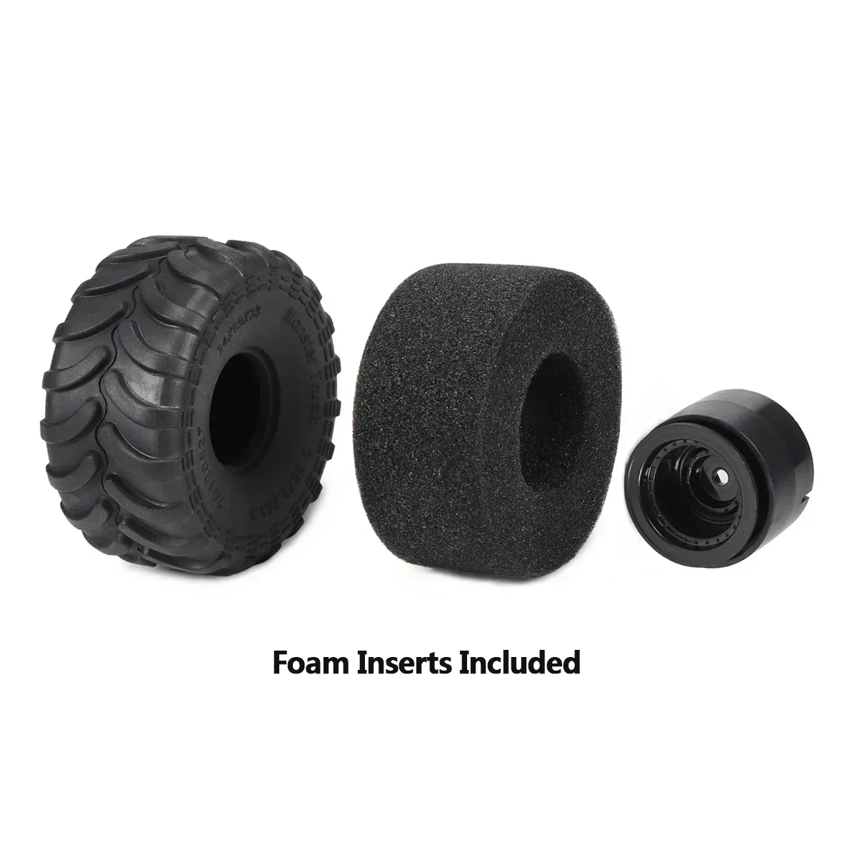 4pcs Monster Truck Tires with  - Wheel Rim Rc ulasan dan harga