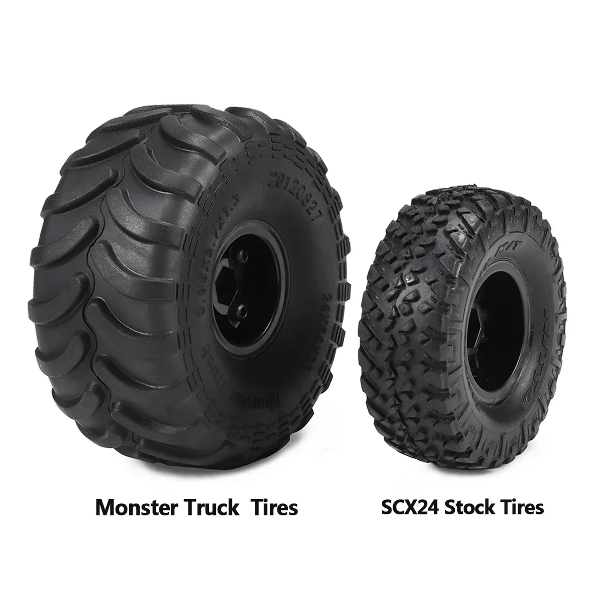 4pcs Monster Truck Tires with  - Wheel Rim Rc ulasan dan harga