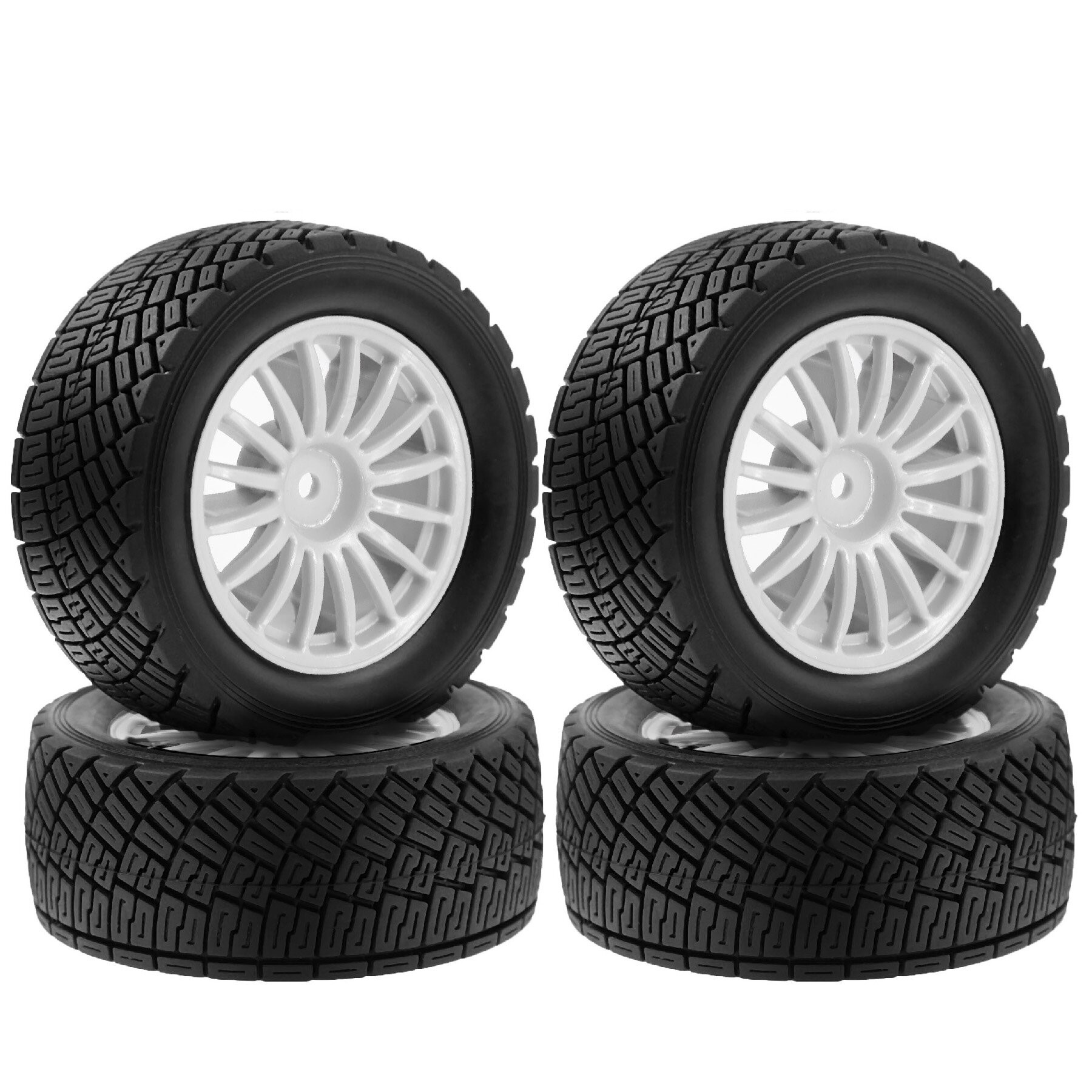 78mm 1/10 RC Rally Rubber Tire - Wheel Rim Rc ulasan dan harga