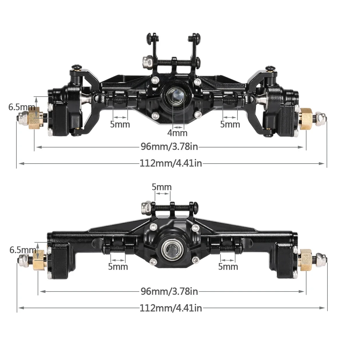TRX4M Aluminum Front Rear Port - Rc Hobby Racing ulasan dan harga