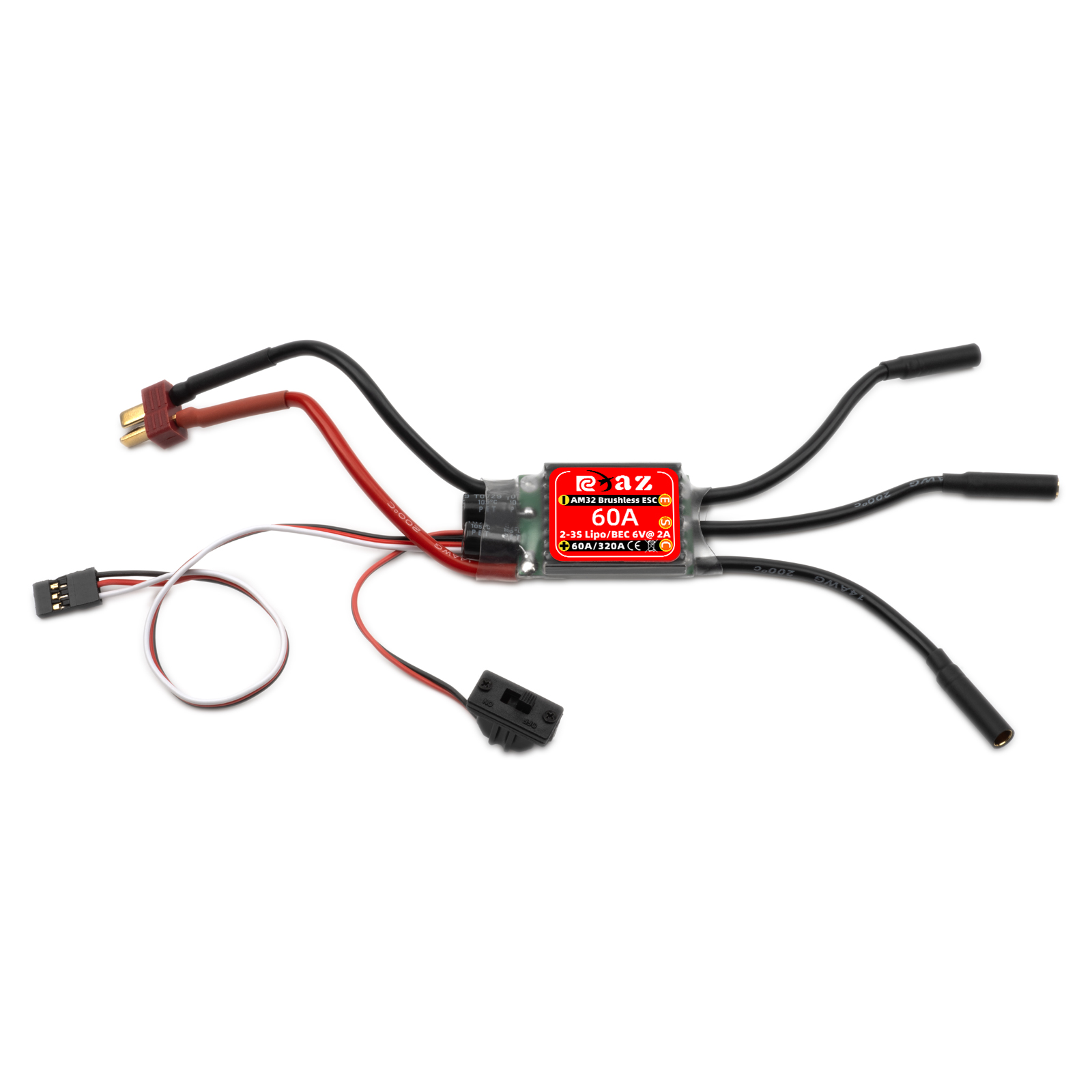 RCXAZ AM32 60A Brushless ESC E - Esc Waterproof 60A ulasan dan harga