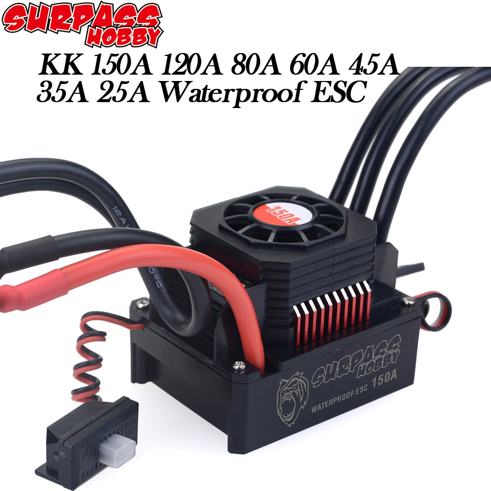 SURPASS HOBBY Waterproof Brush - Esc Waterproof 60A ulasan dan harga