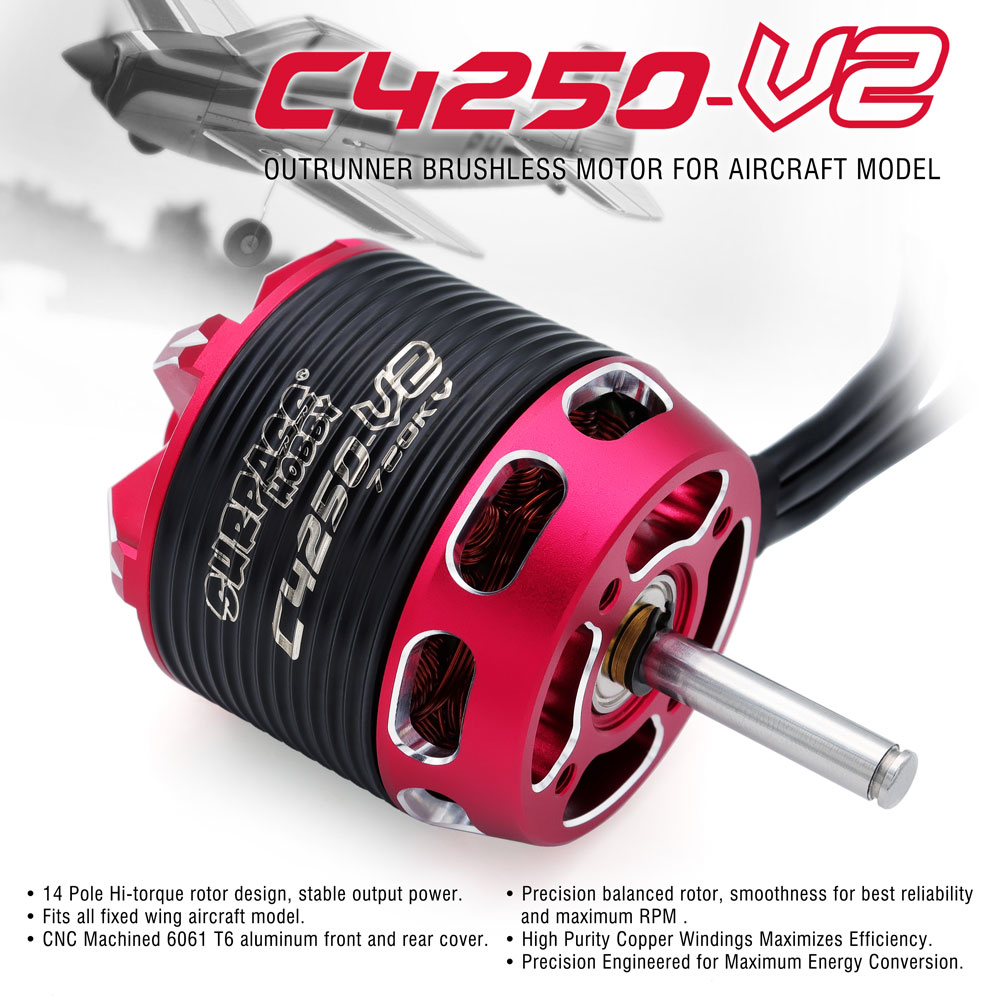 SURPASS HOBBY C4240 750KV/850K - Rc Hobby Plane ulasan dan harga
