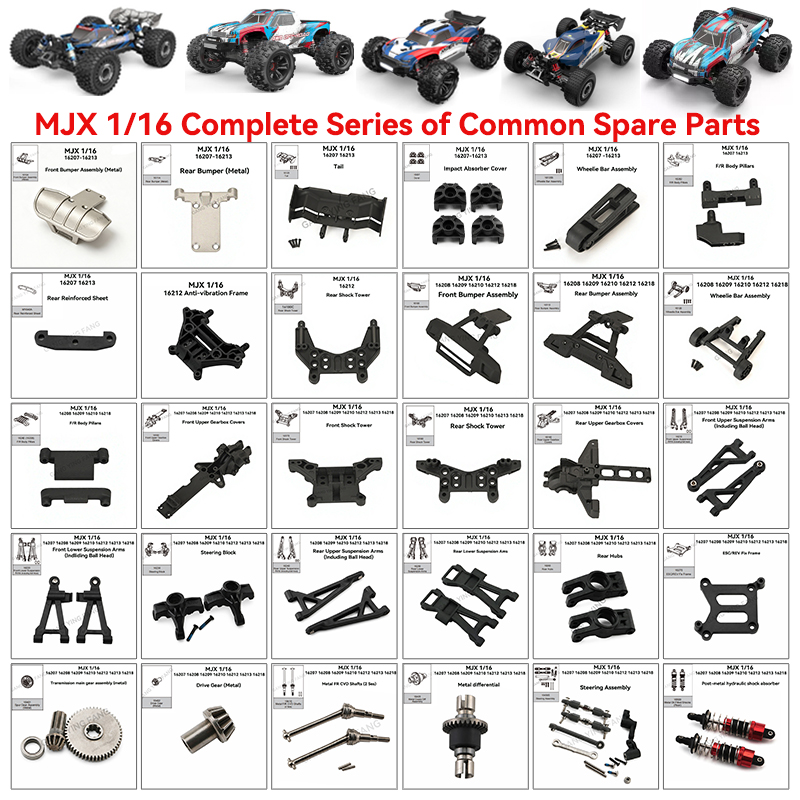 MJX 1/16 for 16218 16213 16212 - Shock Absorber Rc ulasan dan harga