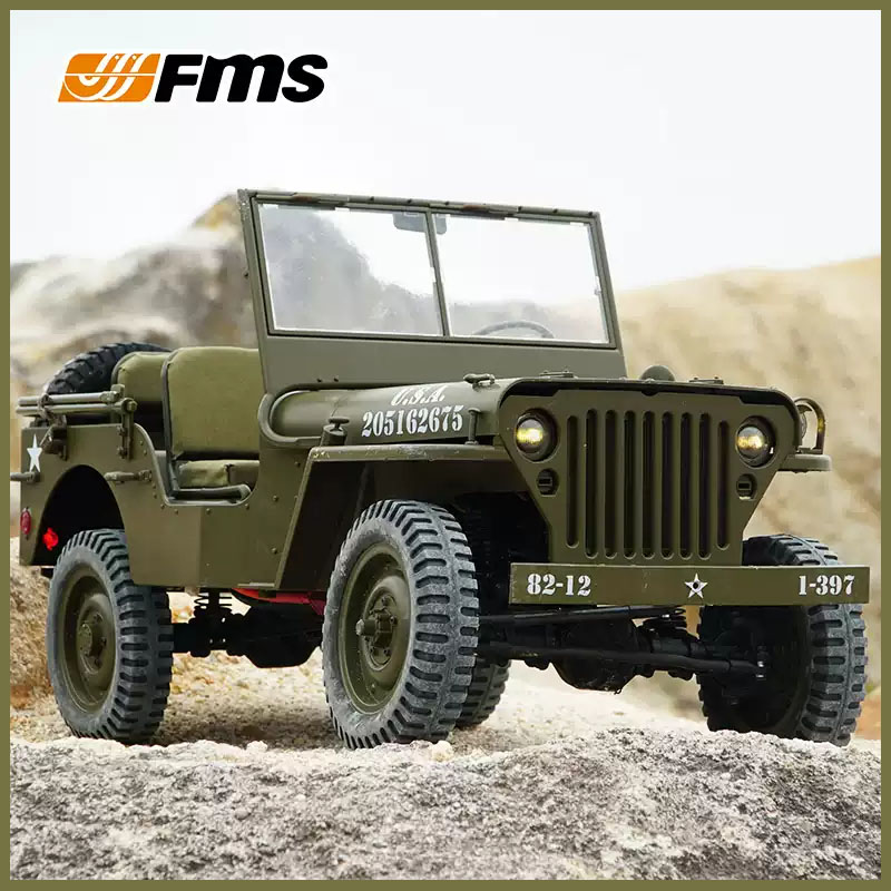 FMS 1/6 Climber 1941 Willys MB - Rc Hobby Racing ulasan dan harga