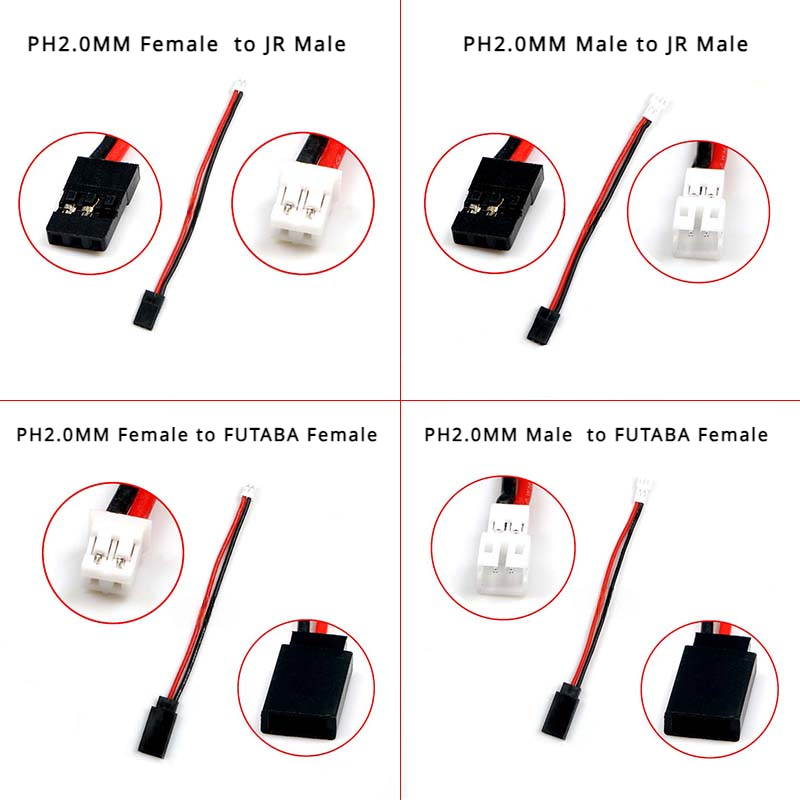 1/5/10Pcs/lot PH2.0 Male/Femal - Rc Hobby Models ulasan dan harga