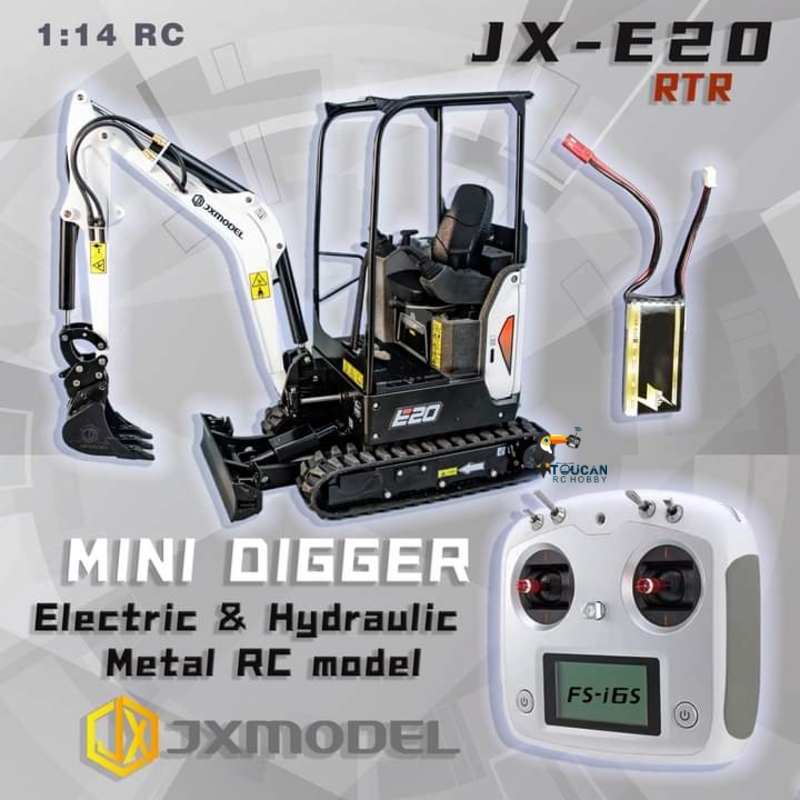 RTR JX E20 RC Mini Excavator 1 - Rc Hobby Models ulasan dan harga