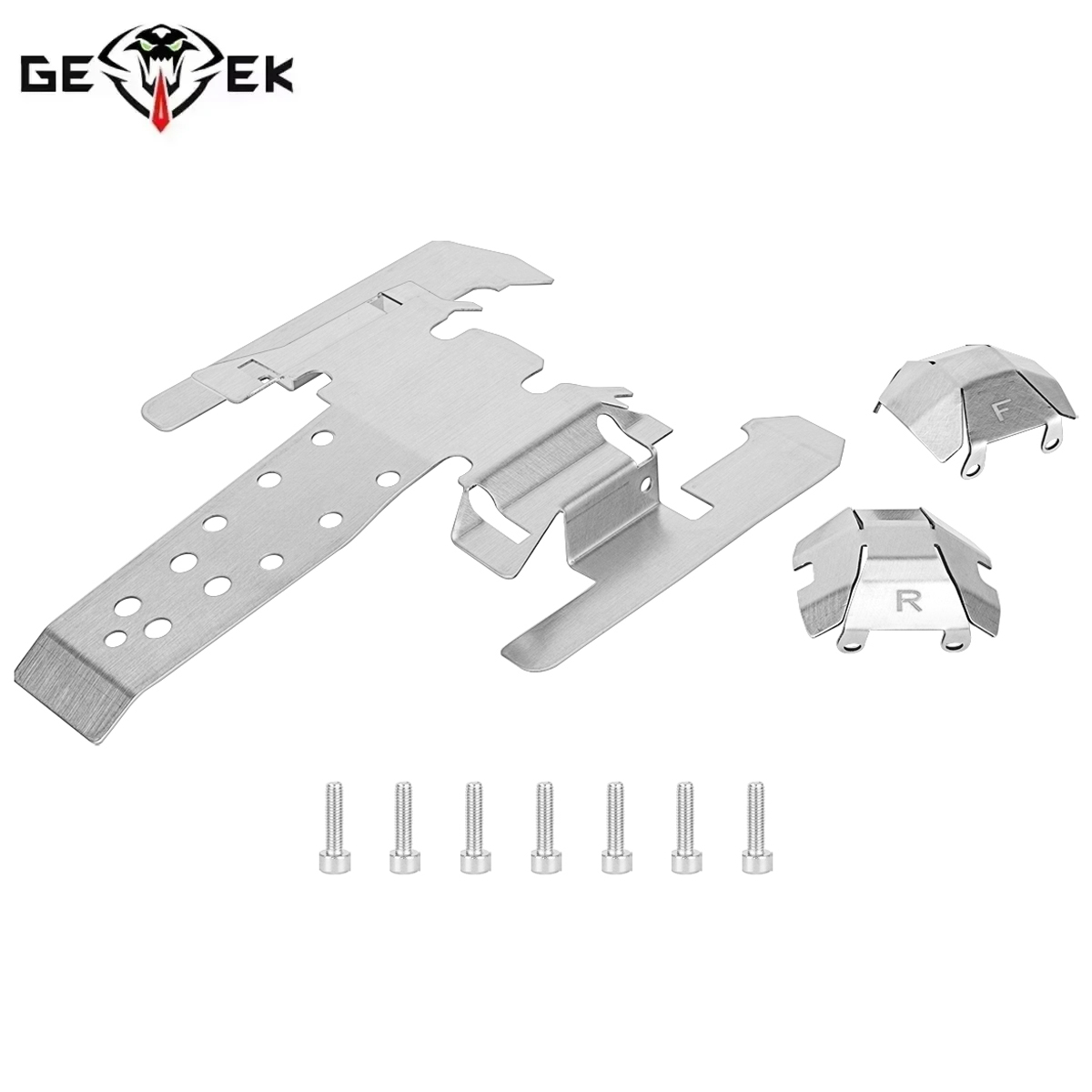 Stainless Steel Skid Plate Cha - Rc Hobby Racing ulasan dan harga
