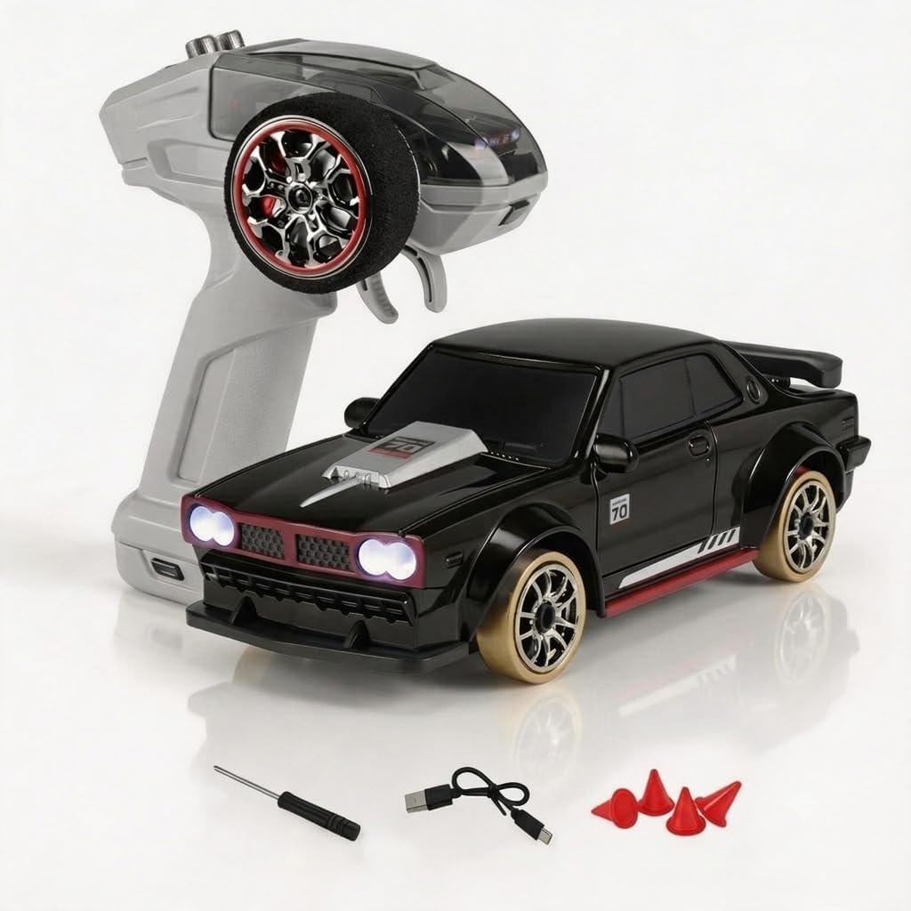 1:64 Scale 4WD RC Drift Car wi - Gyroscope Rc Module ulasan dan harga